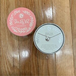 Sea La Vie Pink and White Seashell Necklace